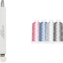 Best Attache sucette grise (personnalisable) Attache Sucette