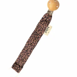 Hot Attache sucette léopard noir Attache Sucette