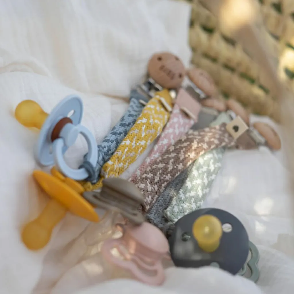 Online Attache tétine Baby blue-Ivory Attache Sucette