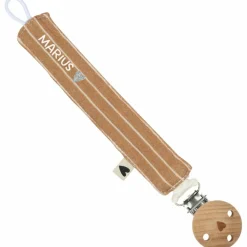 Attache tétine Rayures Fines (personnalisable) Attache Sucette