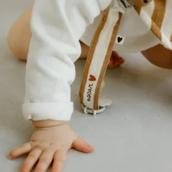 Attache tétine Rayures Larges (personnalisable) Attache Sucette