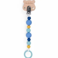 Best Attache-tétine bois et silicone hamster Puce et Pilou Attache Sucette