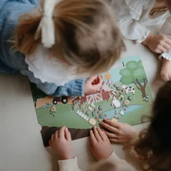 Mushie Autocollants réutilisables Sticker Book Farm