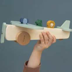 Avion des animaux en bois Petites Voitures, Véhicules Et Circuits