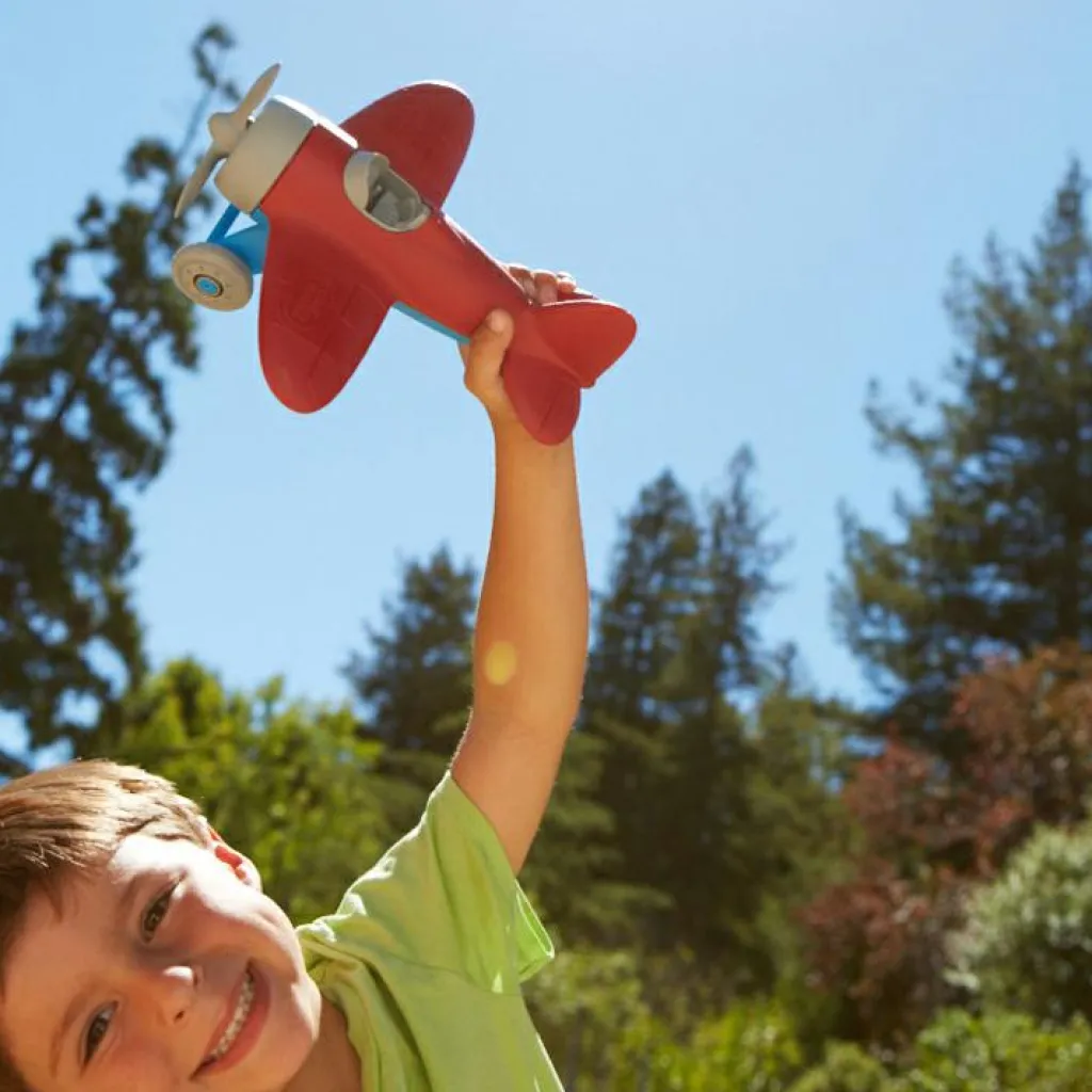 New Avion rouge Petites Voitures, Véhicules Et Circuits
