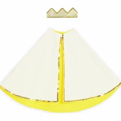 Enfant Ratatam Baby set couronne et cape Or