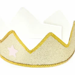 Enfant Ratatam Baby set couronne et cape Or