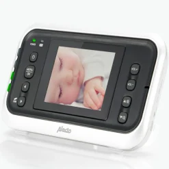 Sale Babyphone avec caméra et écran couleur 2,4 pouces Blanc-Anthracite Babyphone