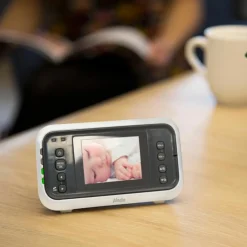 Sale Babyphone avec caméra et écran couleur 2,4 pouces Blanc-Anthracite Babyphone