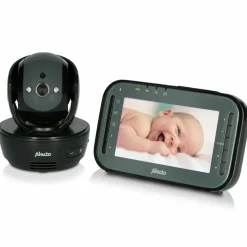 New Babyphone avec caméra et écran couleur 4,3 pouces Noir Babyphone