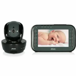 New Babyphone avec caméra et écran couleur 4,3 pouces Noir Babyphone