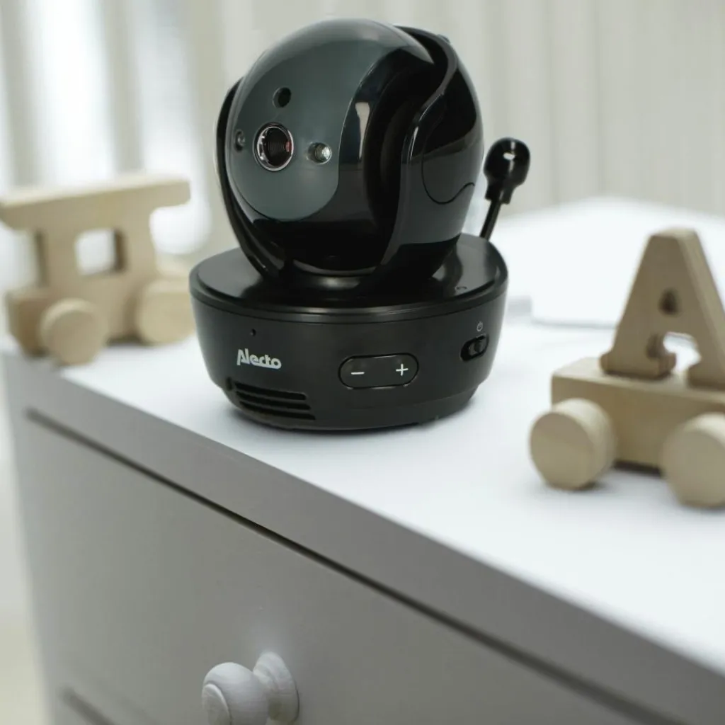 New Babyphone avec caméra et écran couleur 4,3 pouces Noir Babyphone