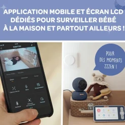 Hot Babyphone vidéo Zen Premium night blue Babyphone