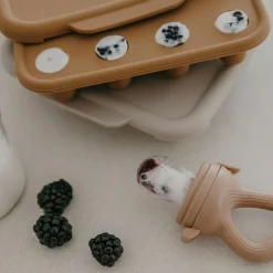 Zakuw Bac à glaçons pour tétine grignoteuse camel