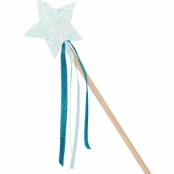 Hot Baguette magique à paillettes Blanche Accessoires De Déguisement