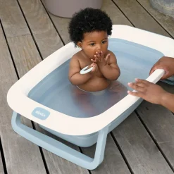 Baignoire Eazy Pop Camélé'O bleu baltique Baignoire Bébé