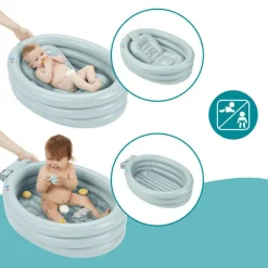 Babymoov Baignoire gonflable Aqua dots avec transat intégré
