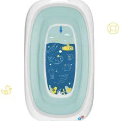 New Baignoire pliable bleue Baignoire Bébé