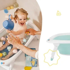 New Baignoire pliable bleue Baignoire Bébé
