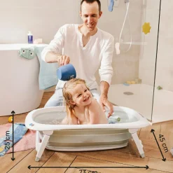 New Baignoire pliable bleue Baignoire Bébé