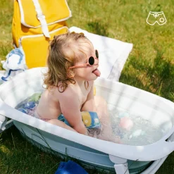 New Baignoire pliable bleue Baignoire Bébé
