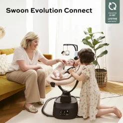 Babymoov Balancelle connectée Swoon Evolution Mocca