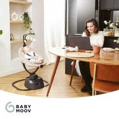 Babymoov Balancelle connectée Swoon Evolution Mocca