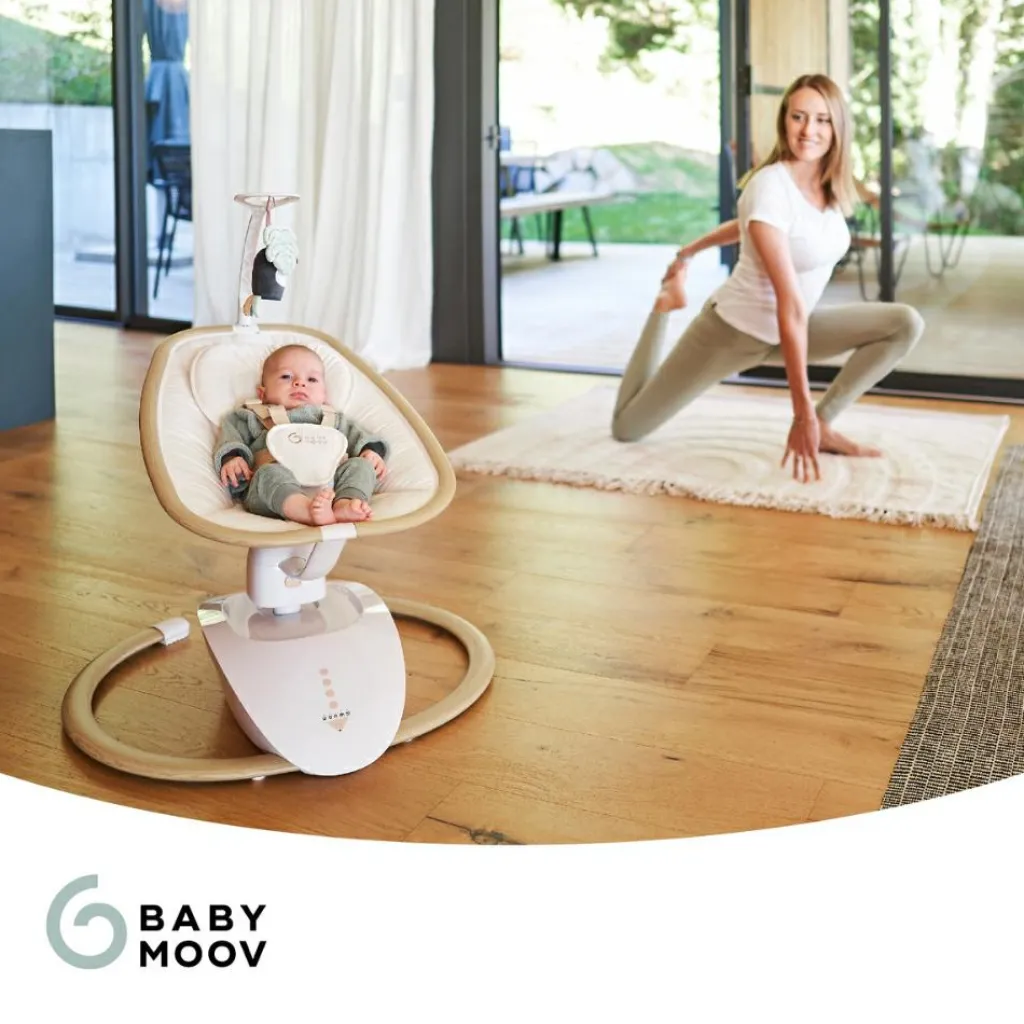 Babymoov Balancelle électrique Swoon Hoop Sable