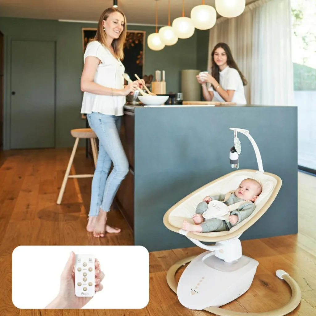 Babymoov Balancelle électrique Swoon Hoop Sable