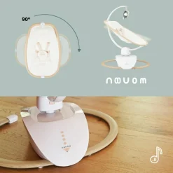 Babymoov Balancelle électrique Swoon Hoop Sable