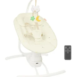 Badabulle Balancelle électronique avec télécommande Crème
