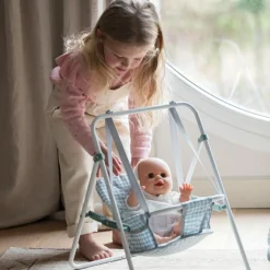 Best Balancelle pour poupée Tom Vichy vert Accessoires Poupée