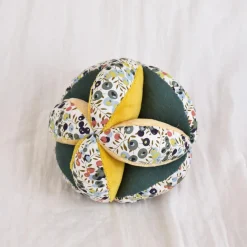 Doudou et Compagnie Balle de préhension Boh'aime Lion (15 cm)