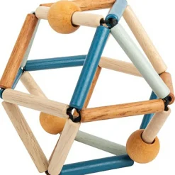 Trousselier Balle de préhension en bois Bass & Bass Deep blue Grabber