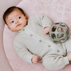 Baby's Only Balle de préhension en silicone Urban green