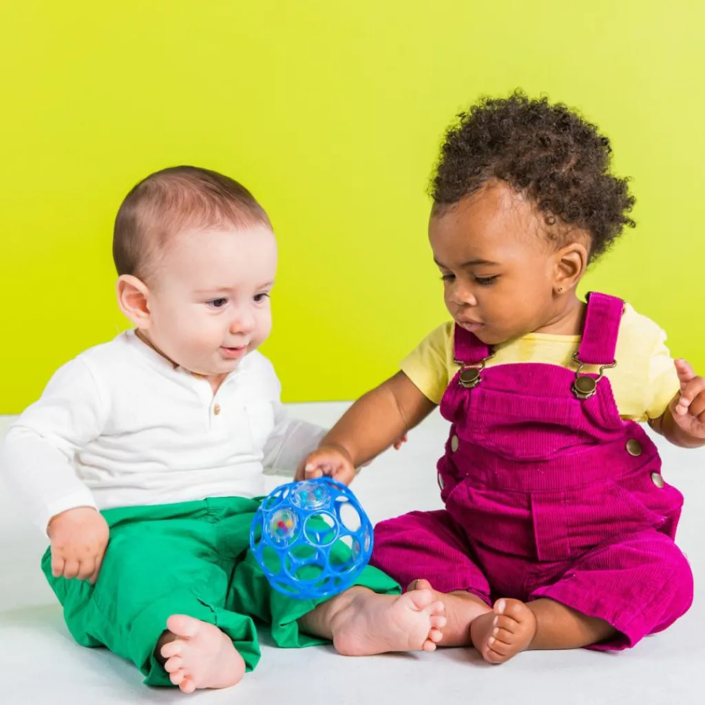 Outlet Balle hochet sensoriel bleu Balle / Cube D'Activités