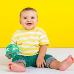 Balle hochet sensoriel vert Balle / Cube D'Activités