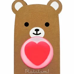 New Balle rebondissante Ourson Rose Balle Souple