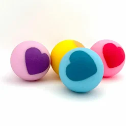 New Balle rebondissante Ourson Rose Balle Souple