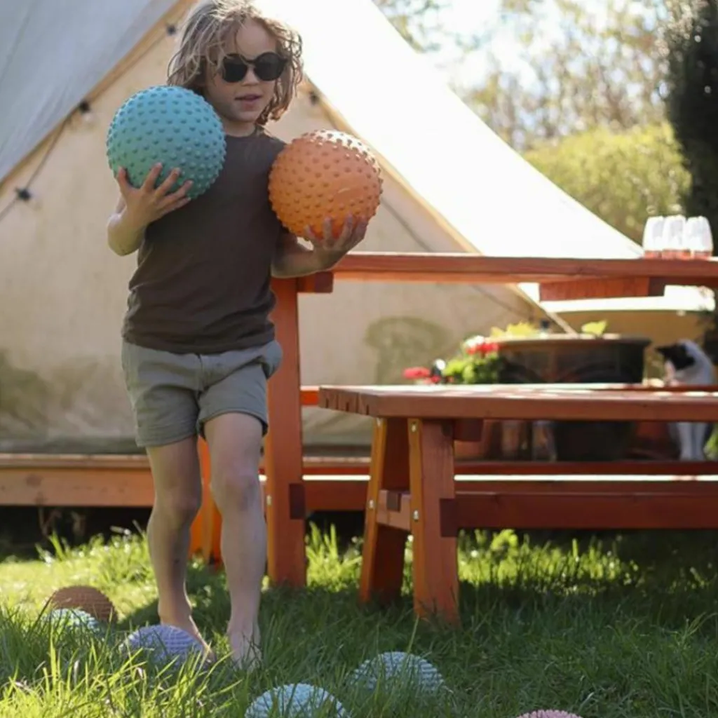 Outlet Balle sensorielle Vert Mosse (22 cm) Parcours De Motricité