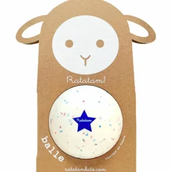 Ratatam Ballon confettis Bleu (10 cm)