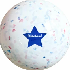Ratatam Ballon confettis Bleu (10 cm)
