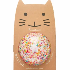 New Ballon confettis Multicolore (22 cm) Balle Souple