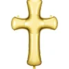Best Ballon en aluminium Croix or Décoration De Salle