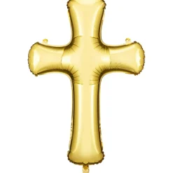 Best Ballon en aluminium Croix or Décoration De Salle