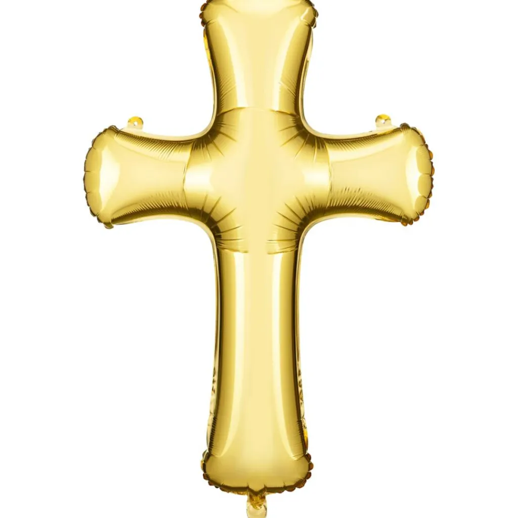 Best Ballon en aluminium Croix or Décoration De Salle