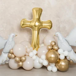 Best Ballon en aluminium Croix or Décoration De Salle