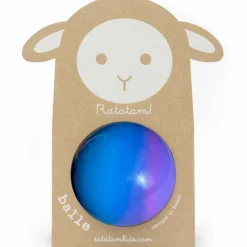 Clearance Ballon gum Violet et Bleu (10 cm) Balle Souple