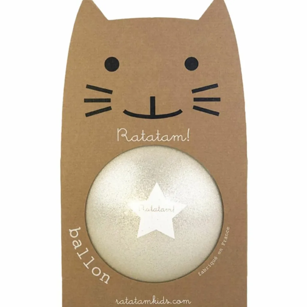 Ratatam Ballon paillettes Argent (15 cm)