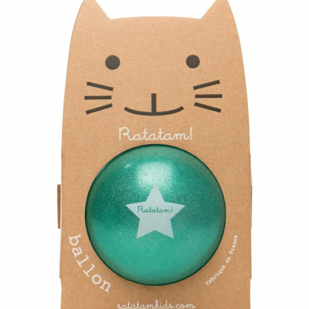 Ballon paillettes Vert (15 cm) Balle Souple